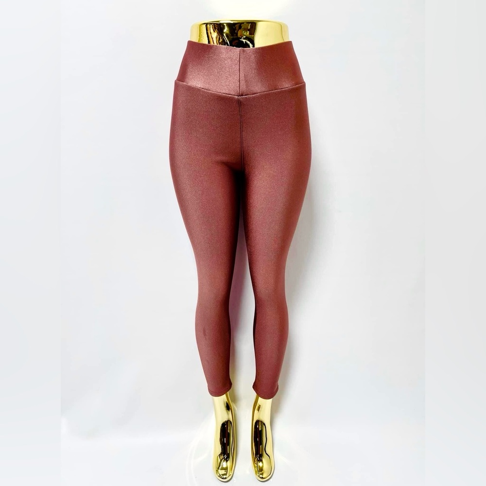 Shimmering Metallic Leggings